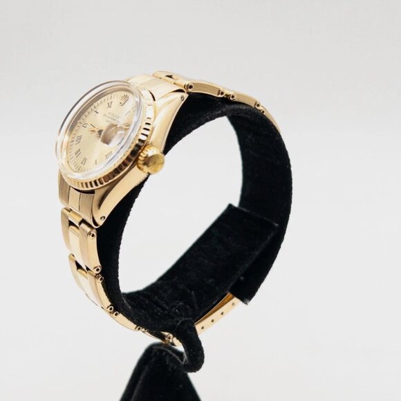 ROLEX Womens President Champagne 18k Yellow Gold Watch main image 5